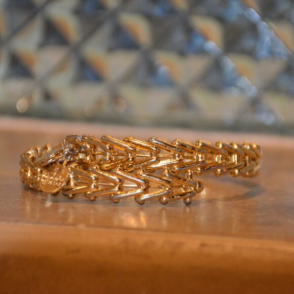 Alex and Ani Gold tone Link bracelet - Picture 1 of 4